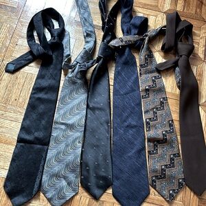 Men’s Dress Ties. Package of Six